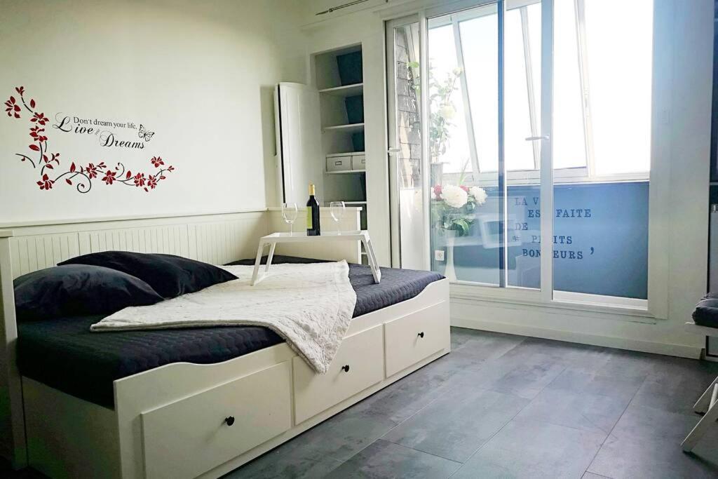 Apartamento Studio Vue Mer 180° A 200 M De La Plage En Normandie +Parking Courseulles-sur-Mer Exterior foto